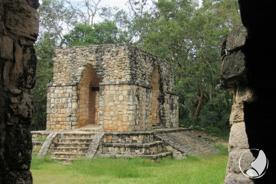 Mayantours Main Gate Ek-Balam Archaeological Site